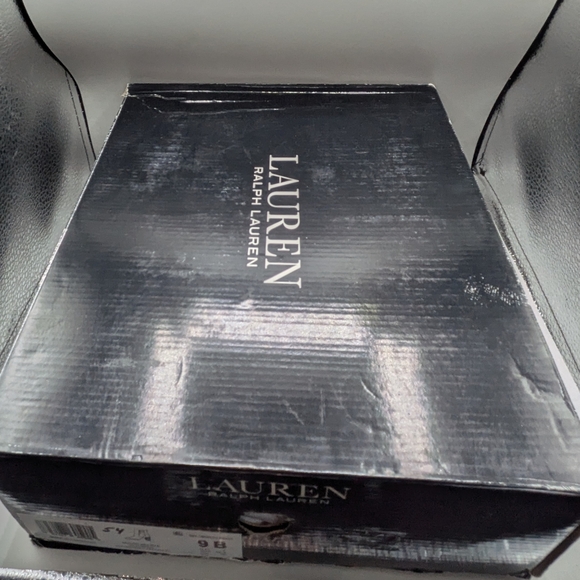 Lauren Ralph Lauren Mylah Metallic Chelsea Leather Bootie Bronze/Gold Size 9 B - Picture 10 of 11